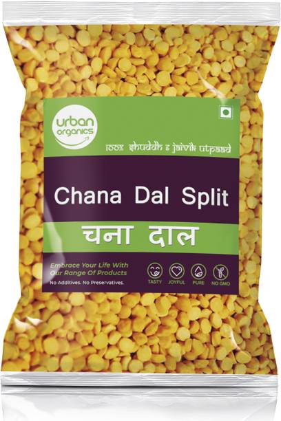 Urban Organics White Chana Dal (Split) (Chana Dal Bengali Dal)