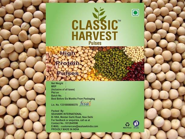 Classic Harvest Organic White Dried Peas (Whole)