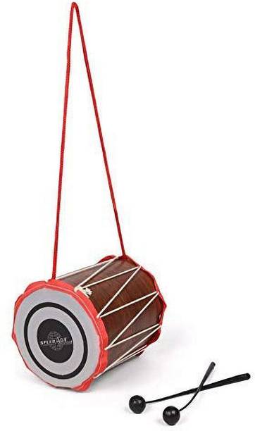 Joy Stories Punjabi Dhol Set, Musical Drum Toy for Kids, Medium Size - Color May Vary
