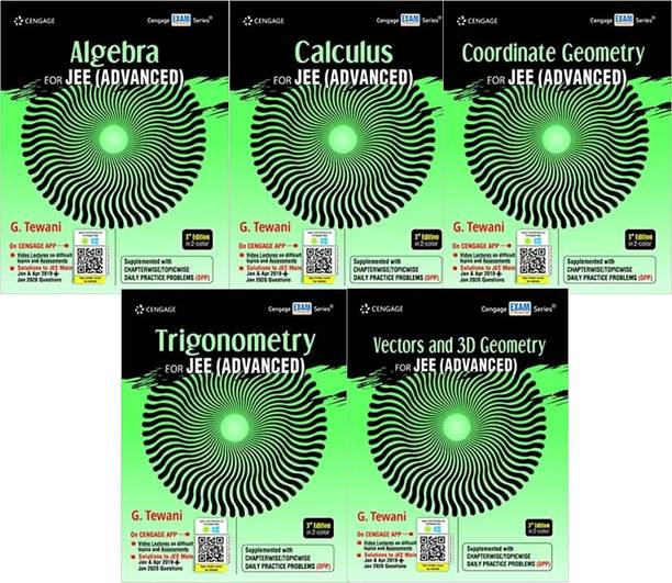 Cengage Algebra, Calculus, Coordinate Geometry, Trigonometry, Vectors And 3D Geometry For JEE (Advanced) (Mathematics 5 Books Set)