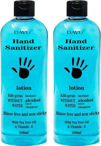 davis ree Hand Rub/ Kills 99.99% Germs  Bottle Hand Sanitizer Bottle