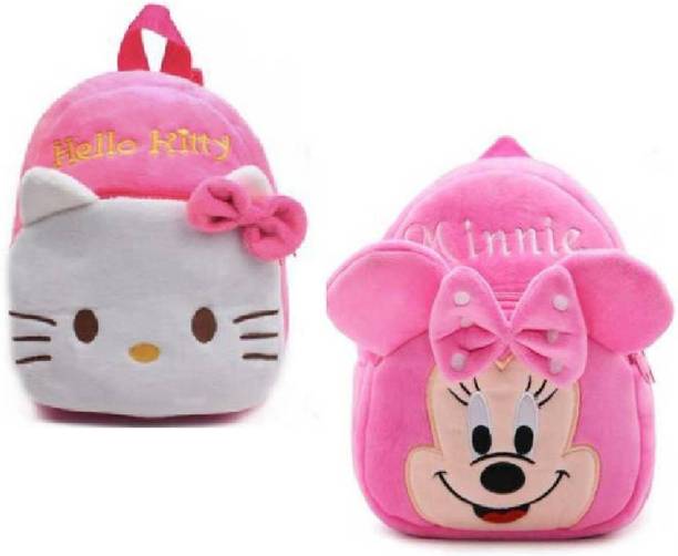Basta Minie Mouse and Helllo Kitty kids school Bag School Bag