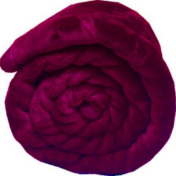 AUBORON Self Design Double Mink Blanket for  Heavy Winter