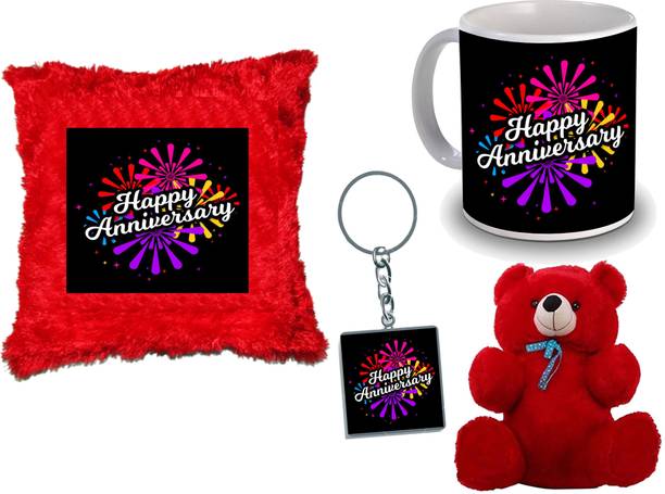 AMKK Cushion, Mug, Keychain, Soft Toy Gift Set