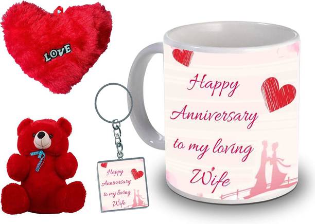 AMKK Cushion, Mug, Keychain, Soft Toy Gift Set