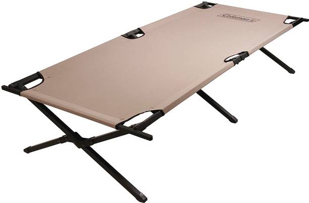 COLEMAN Cot Trailhead Foldable Folding Camping Bed (Maximum Weight Capacity 136 Kg) Metal Single Bed