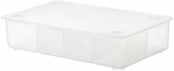 IKEA Box with Lid, Transparent Transparent Art Plastic Pencil Box