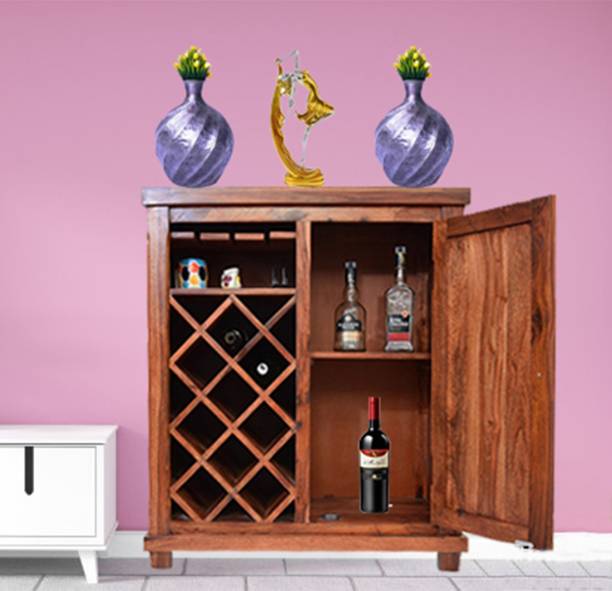 TimberTaste COSMOS Solid Wood Bar Cabinet