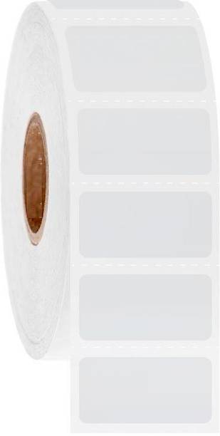 youlogic 75MMX25MM (2.95inch X0.98inch) Barcode Label Cromo Paper Label Stickers (White) 1ROLL 2000 LABELS set of 1 Roll Cromo paper Paper Label