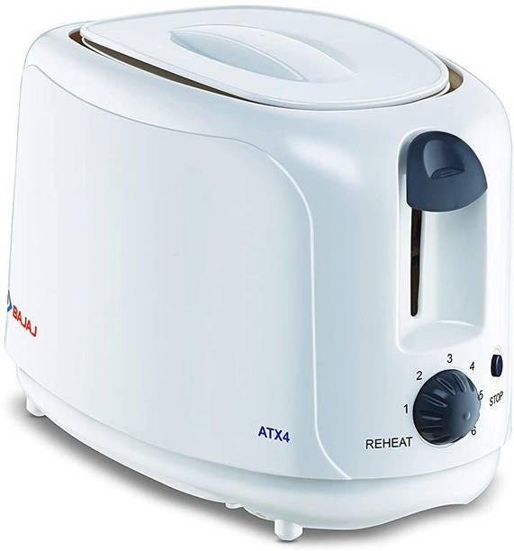BAJAJ 2Slice 750Watts High Quality (ATX4) auto 750 W Pop Up Toaster