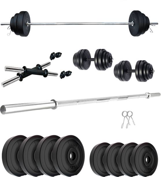 KRX 30 kg PVC 30 KG COMBO 9-WB-WA Home Gym Combo