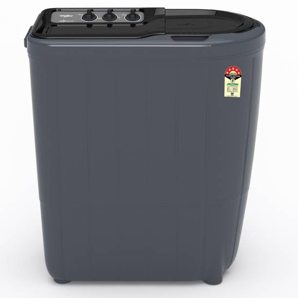 Whirlpool 6 kg 5 Star,Turbo Scrub Technology Semi Automatic Top Load Grey
