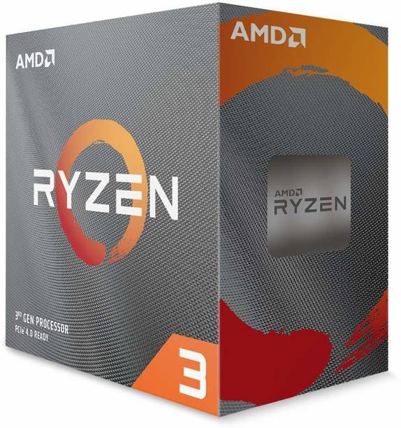 AMD Ryzen 3 3300X with Wraith Stealth Cooler 3.8 GHz Upto 4.3 GHz AM4 Socket 4 Cores 8 Threads 2 MB L2 16 MB L3 Desktop Processor