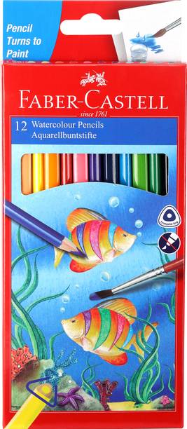 FABER-CASTELL Watercolor Triangular Shaped Color Pencils