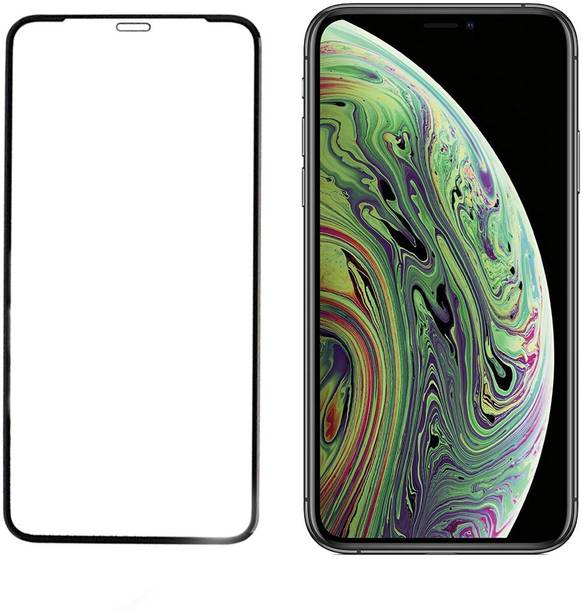 HOBBYTRONICS Edge To Edge Tempered Glass for Apple iPhone XS
