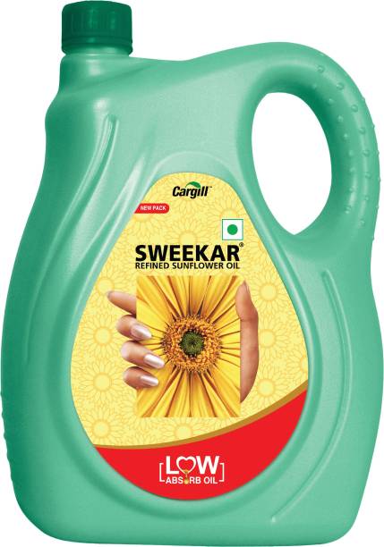 Sweekar Refined Sunflower Oil Can