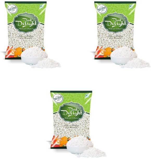 Pink Delight Sabudana Sago (500 g) (pack of 3) Sago
