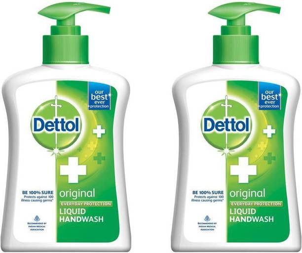Dettol Original Combo Liquid Hand Wash Ambz Bottle (Pack of 2) Hand Wash Bottle