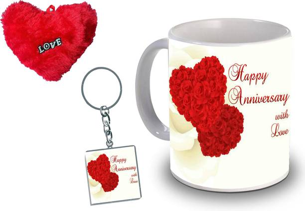AMKK Mug, Keychain, Cushion Gift Set
