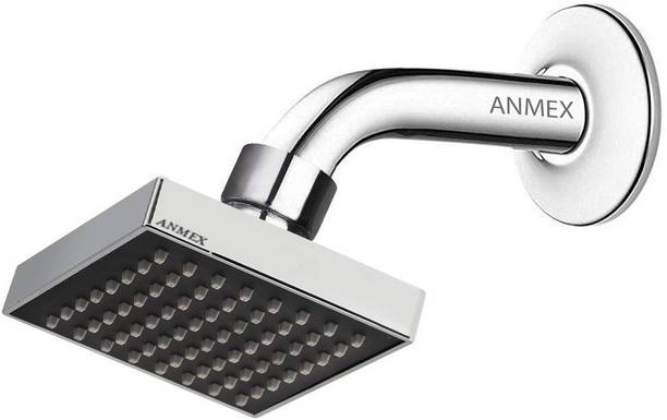 अनमेक्ष 4x4 SquareRain Shower Head with Premium Quality 9inch Round Arm शावर हैड