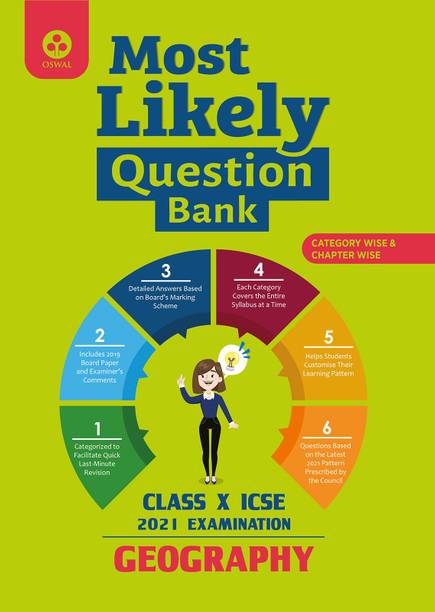 Most Likely Question Bank for Geography: ICSE Class 10 for 2021 Examination