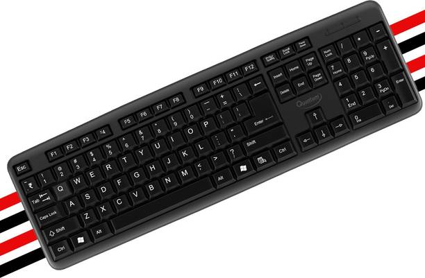 QUANTUM QHM7403D Wired USB Standard Multi-device Keyboard Compati