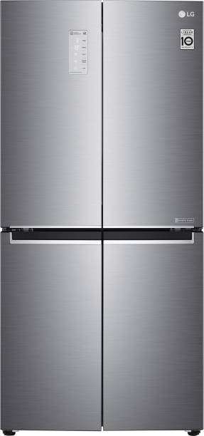 LG 594 L Frost Free Side by Side (2019) Refrigerator  (Platinum silver 3, GC-B22FTLPL)