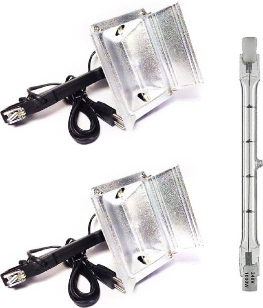 Priyam New Premium quality Video Light 2 Pcs with 2 Halogen Tube With Halogen 1000 W Tube Continuous Light 2 Pcs for Video Light Video Cameras and YouTube Video Shooting 1000 lx Camera LED Light Halogen Flash
