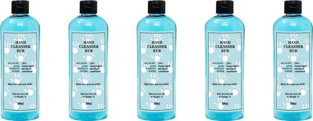 davis Anti Bacterial Organic Sanitizer with 70% Alcohol Based Killing 99.99% Harmful Germs- Hand Sanitizer Bottle
