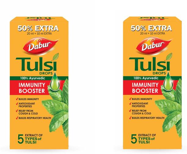 Dabur Tulsi Drops Natural Immunity Booster ( EACH 30 ML)