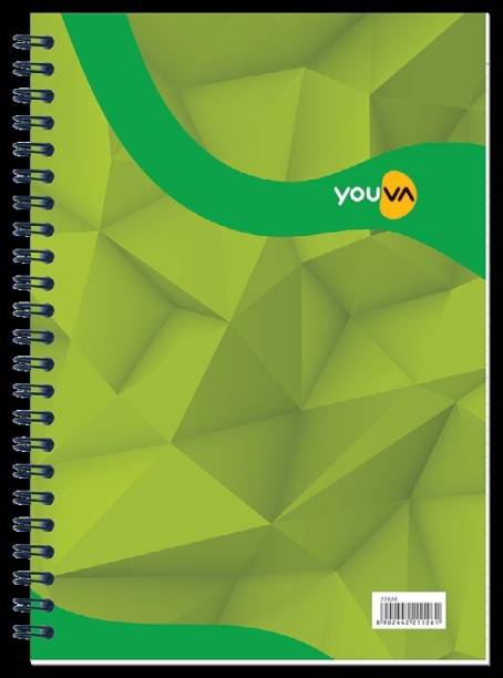 NAVNEET Youva Side Wiro Bound My Notes 14.8x21 cm Assorted Notebook Single Line 160 Pages