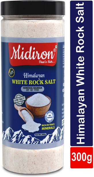 Midiron Himalayan White Rock Salt Premium Quality (Sendha Namak) Rock Salt
