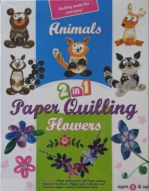 Snapple Paper Quilling Set - Animals and Flowers Edition