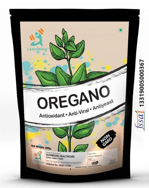 LEANBEING Oregano 200gm |pizza masala | seasoning for pizza and Italian foods