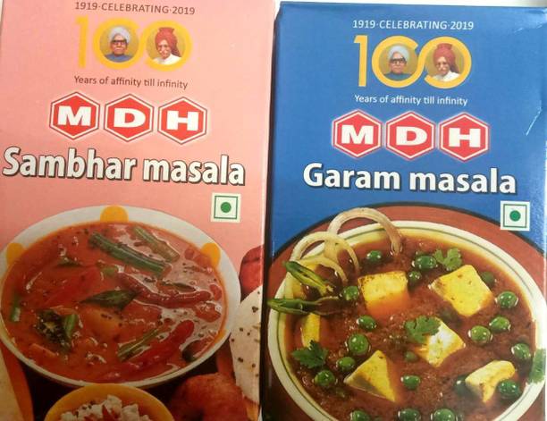 MDH SAMBHAR & GARAM MASALA 100+100gm