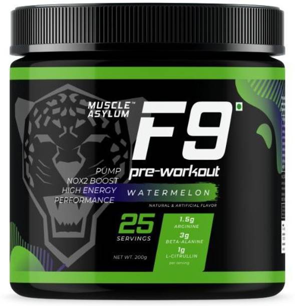 Muscle Asylum F9 Pre-Workout - 25 Servings BCAA