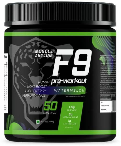 Muscle Asylum F9 Pre-Workout - 50 Servings BCAA