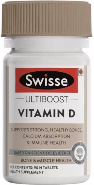 Swisse Ultiboost Vitamin D3 Supplement for Immunity,Bones&Muscle health