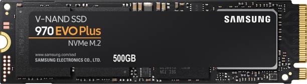 SAMSUNG 970 EVO Plus 500 GB Laptop, Desktop Internal Solid State Drive (SSD) (MZ-V7S500BW)