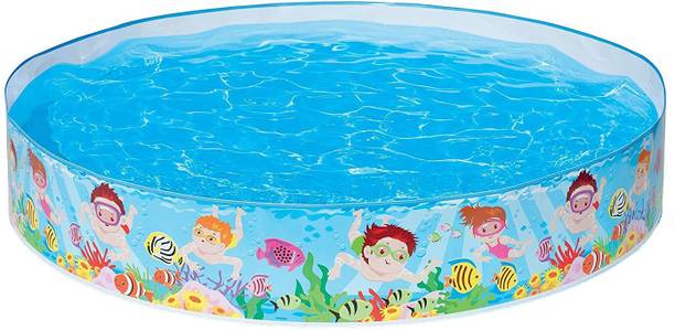 Galactic 5 Feet Baby Pool Bath Water Tub multi color Inflatable Swimming Pool