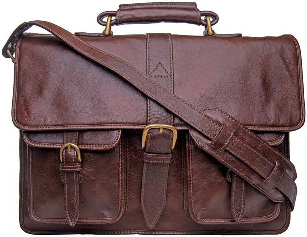 Men Brown Messenger Bag - Regular Size