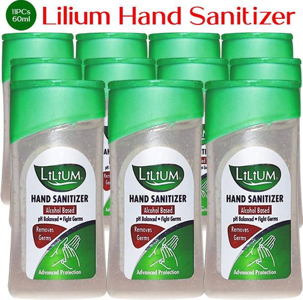 LILIUM Hand Cleanser (Sanitizer), 660ml, Pack of 11 Hand Sanitizer Bottle