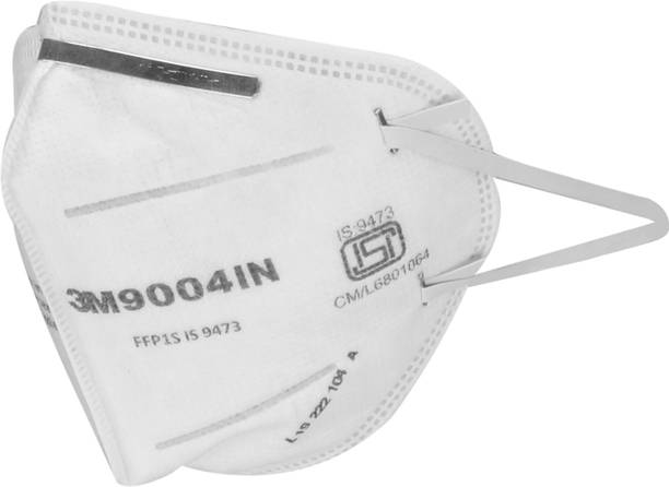 3M 9004IN Air-purifying Respirator Face Mask with Nose Pin (Pack of 1) 9004ING01