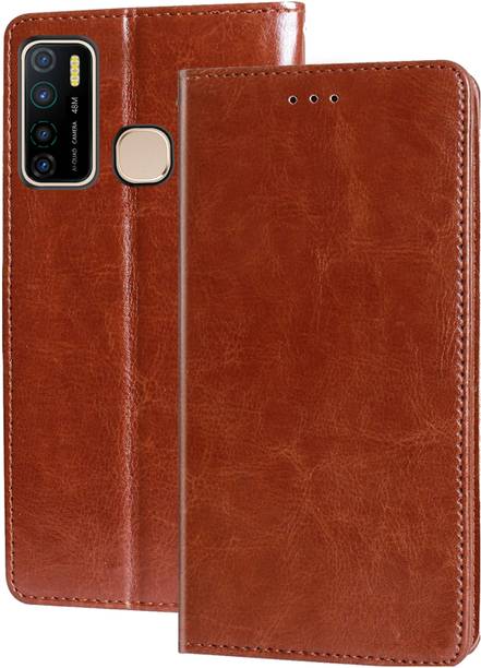 Unistuff Wallet Case Cover for Infinix Hot 9, Infinix Hot 9 Pro
