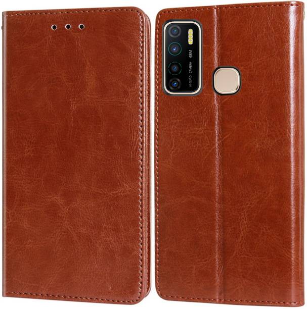 Unistuff Wallet Case Cover for Infinix Hot 9, Infinix Hot 9 Pro
