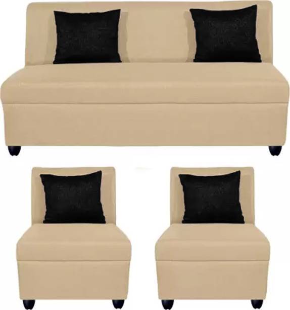 Woodcasa Fabric 3 + 1 + 1 Sofa Set