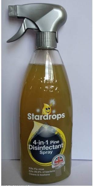 Stardrops Regular Spray 4 In 1 Pine Disinfectant Spray New 750ml