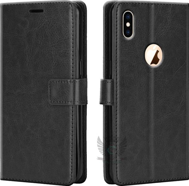 KING COVERS Flip Cover for Apple iPhone X