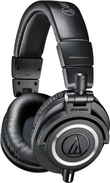 Audio Technica ATH-M50x Professional Monitor Headphones Wired without Mic