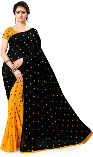 Anand Sarees Polka Print Daily Wear Georgette Saree - Image 5